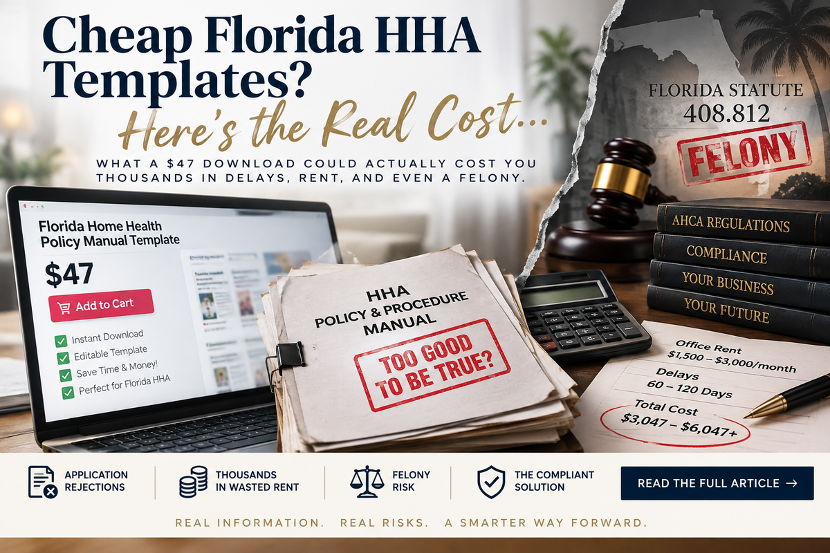 Cheap Florida HHA Policy Manual Templates: What a $47 Download Actually Costs You