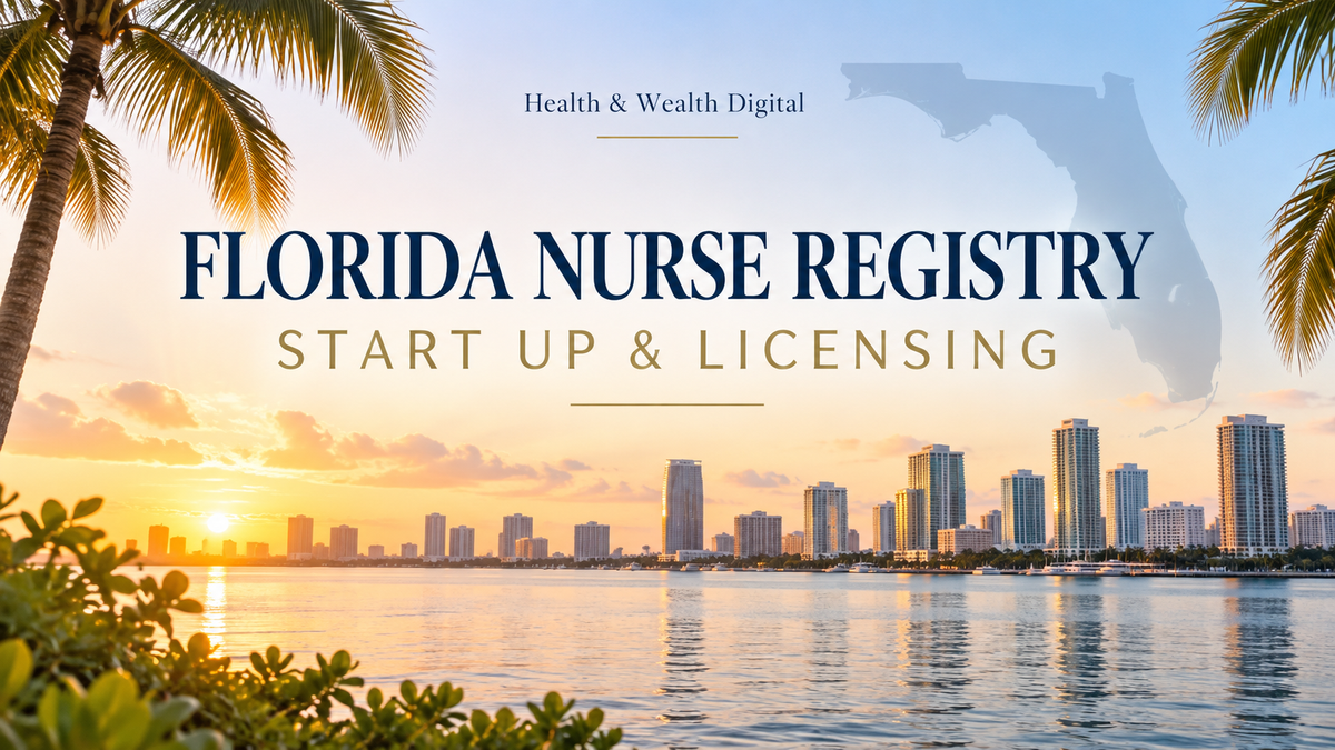Florida healthcare business startup and licensing guide for entrepreneurs ready to open a care agency or healthcare service business
