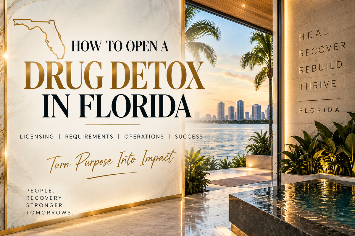 How to Open a Drug Detox or Substance Use Treatment Facility in Florida — And Why the Opportunity Is Worth It