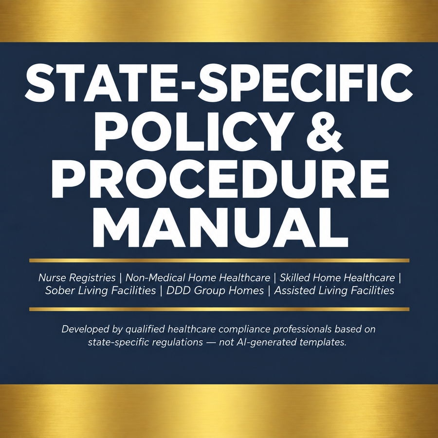 State Specific Policy & Procedure Manuals