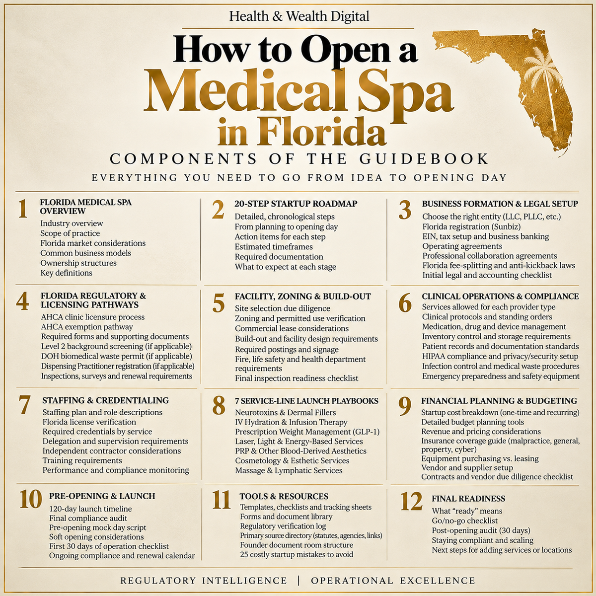 Florida Medical Spa Startup & Clinical Compliance System: Turnkey Operational Framework & Regulatory Roadmap