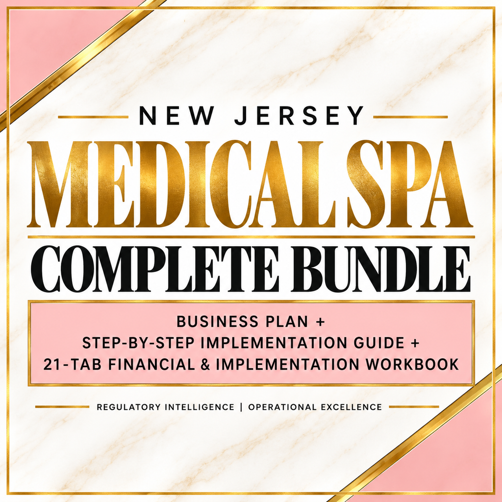 New Jersey Medical Spa Complete Bundle | DOH-Compliant Startup & Operational System